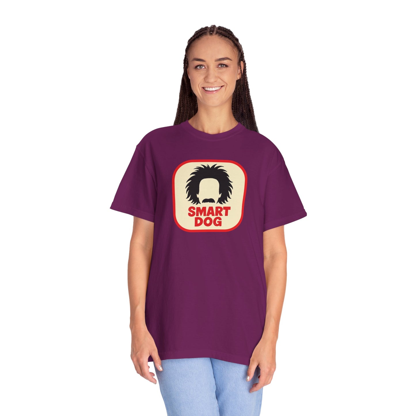 Dog Lover Graphic T-shirt - Smart Dog, Albert Einstein Design