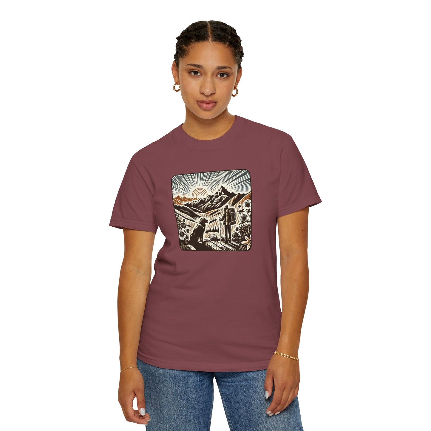 Adventure Awaits Unisex Garment-Dyed T-Shirt