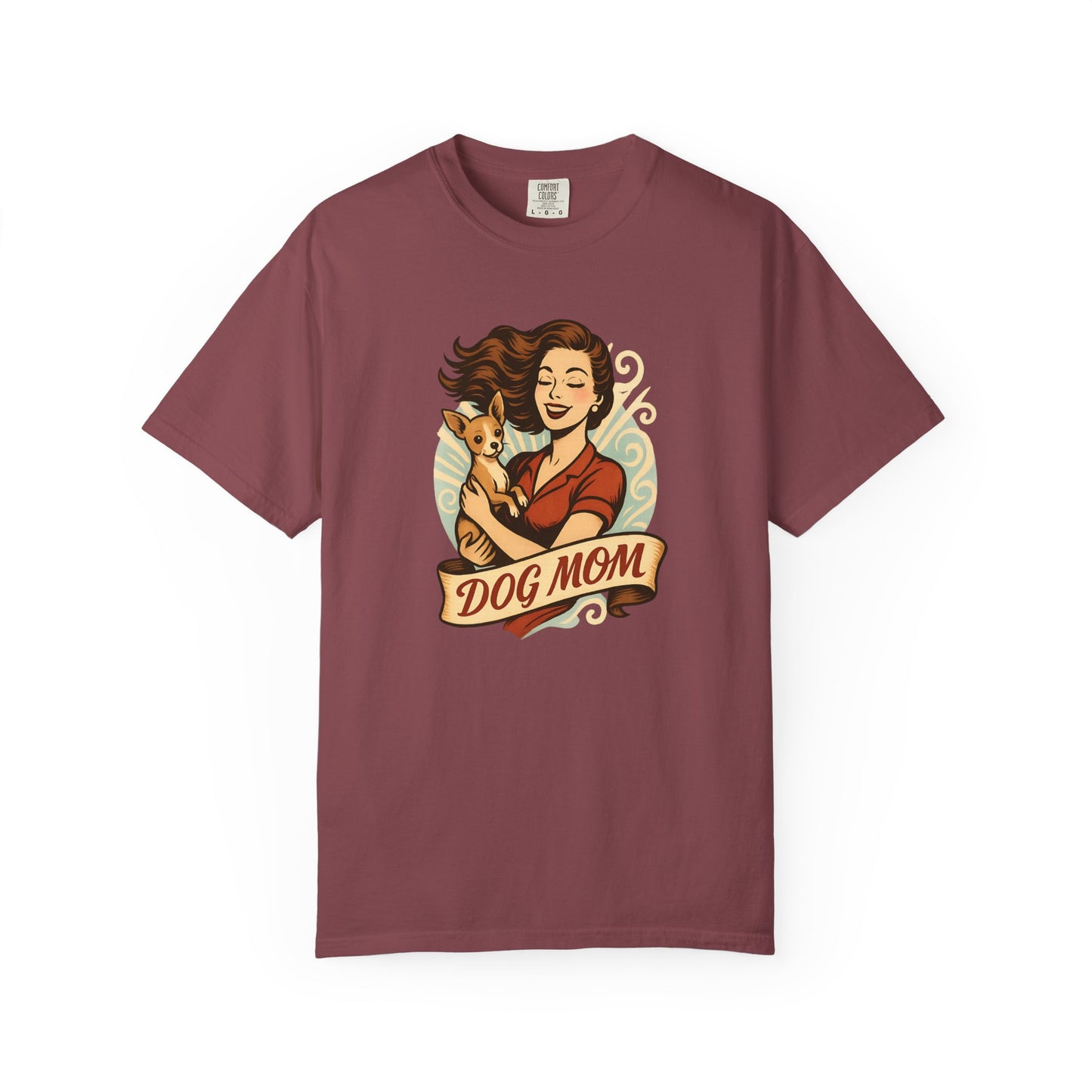Dog Mom T-Shirt, Unisex Dog Lover Tee, Pet Owner Gift, Cute Dog Theme Apparel, Mother's Day Gift Idea, Casual Dog Mom Outfit