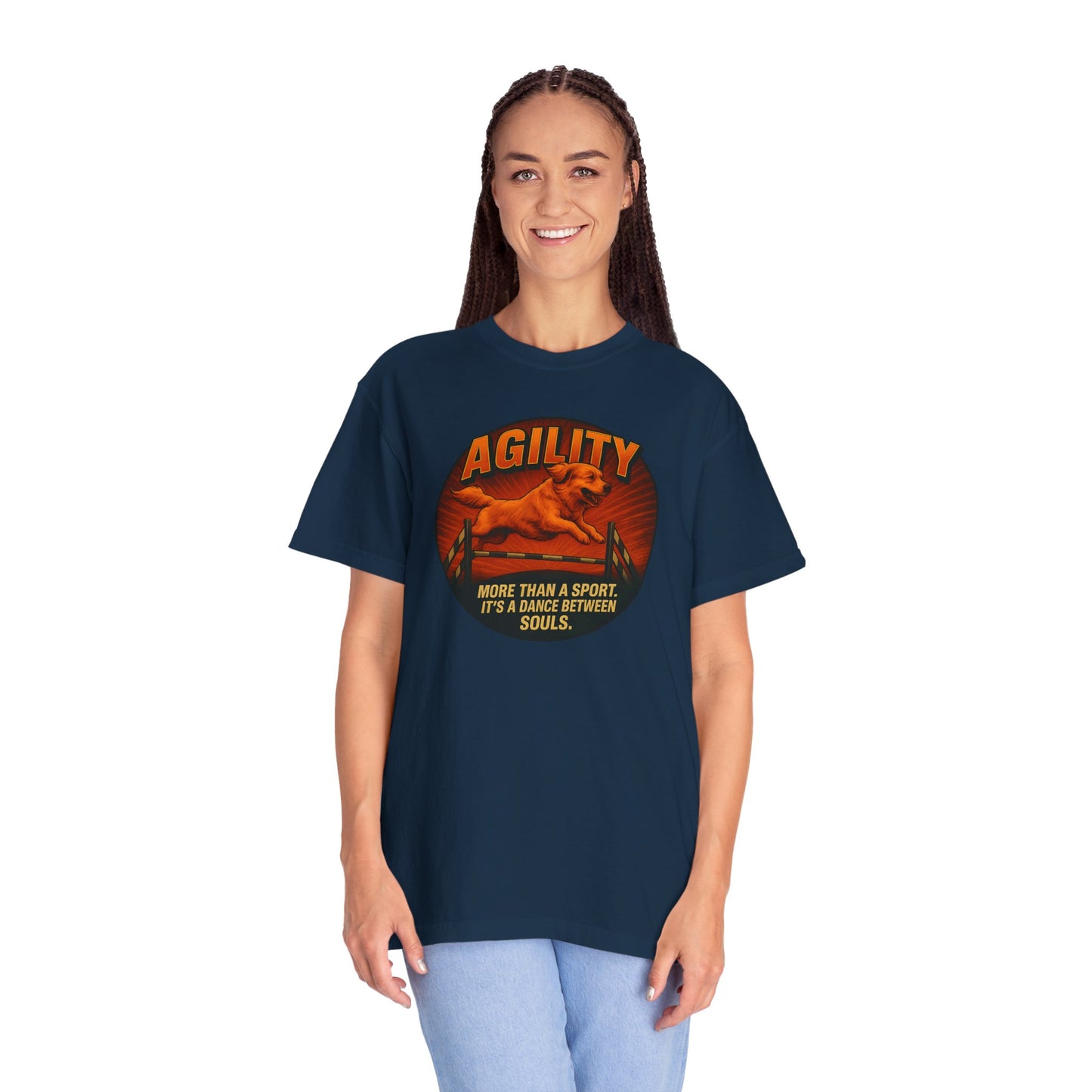 Agility Dog Sport Unisex Garment-Dyed T-Shirt