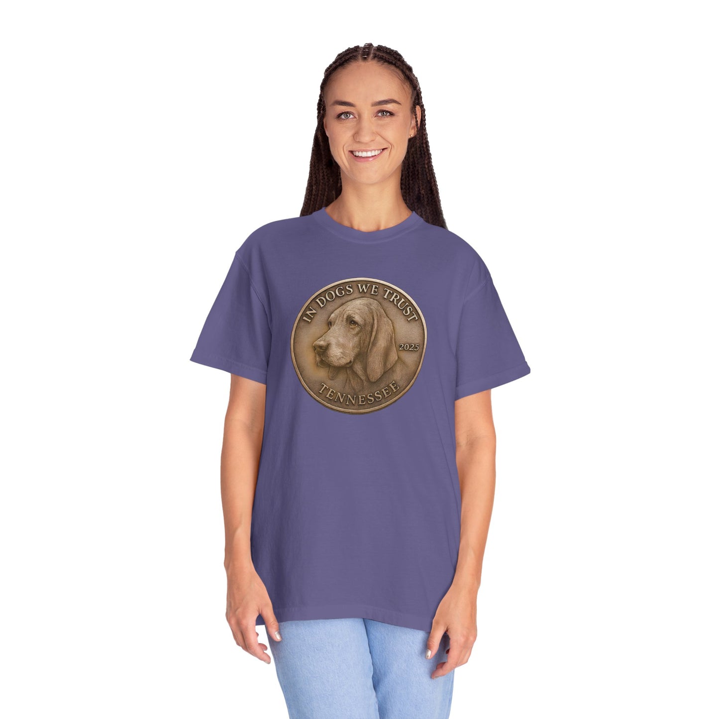 Tennessee State Coin T-Shirt Collection - Proud Dog Breed Illustrations