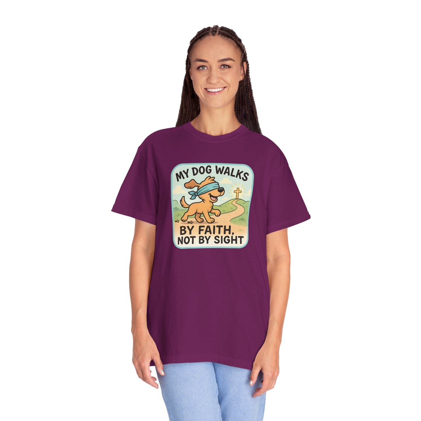Faith-Inspired Dog Lover T-Shirt, Pet Owner Gifts, Cute Dog Apparel, Faith and Pets Merchandise, Casual Summer Wear