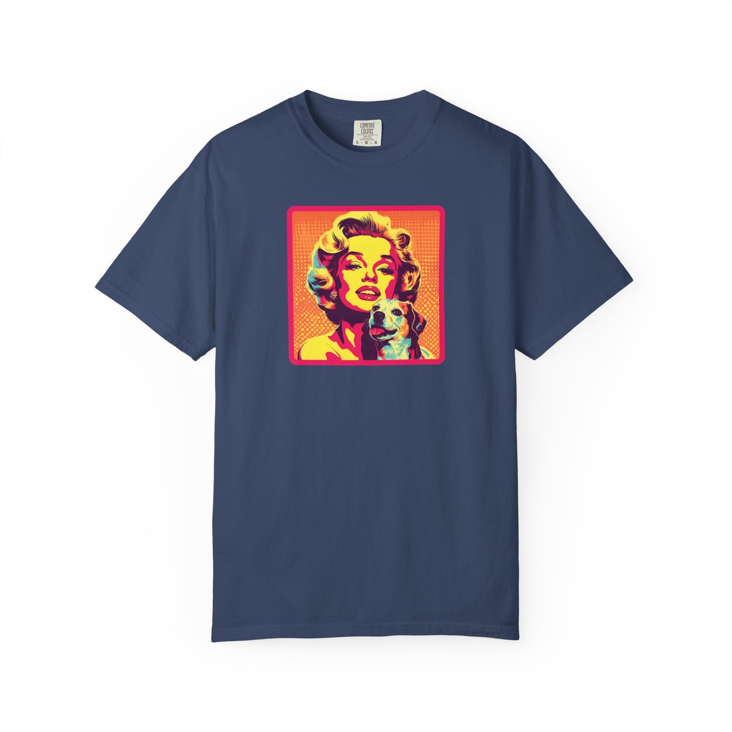 Vintage Dog Mom T-shirt - Unisex Garment-Dyed Tee for Dog Lovers