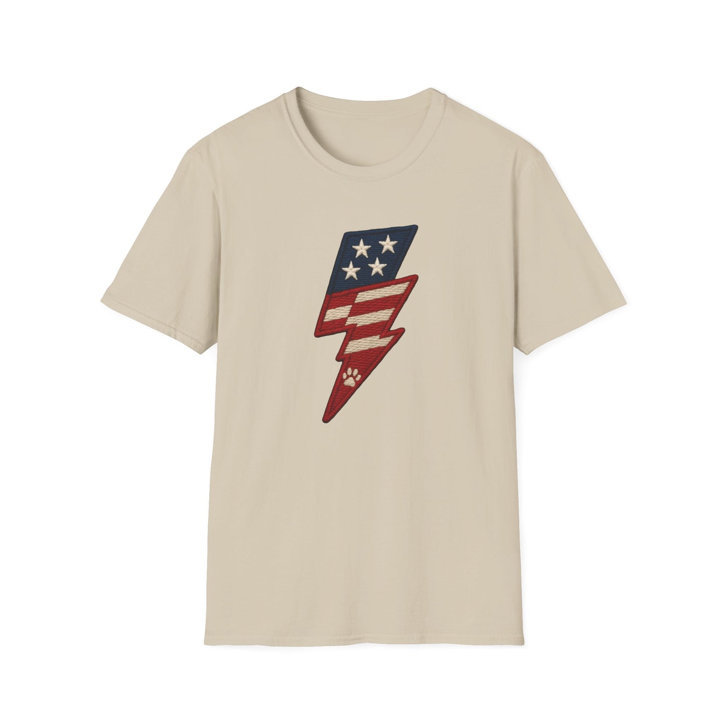 Patriotic Unisex T-Shirt with Flag Design, USA Pride Shirt, Everyday Wear, 4th of July Gift, Casual Style, American Flag Tee