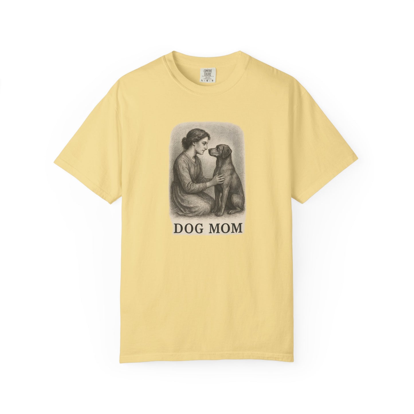 Dog Mom Unisex T-Shirt, Cozy Gift for Pet Lovers, Vintage Style Tee, Cute Dog Owner Shirt, Ideal for Birthdays and Holidays