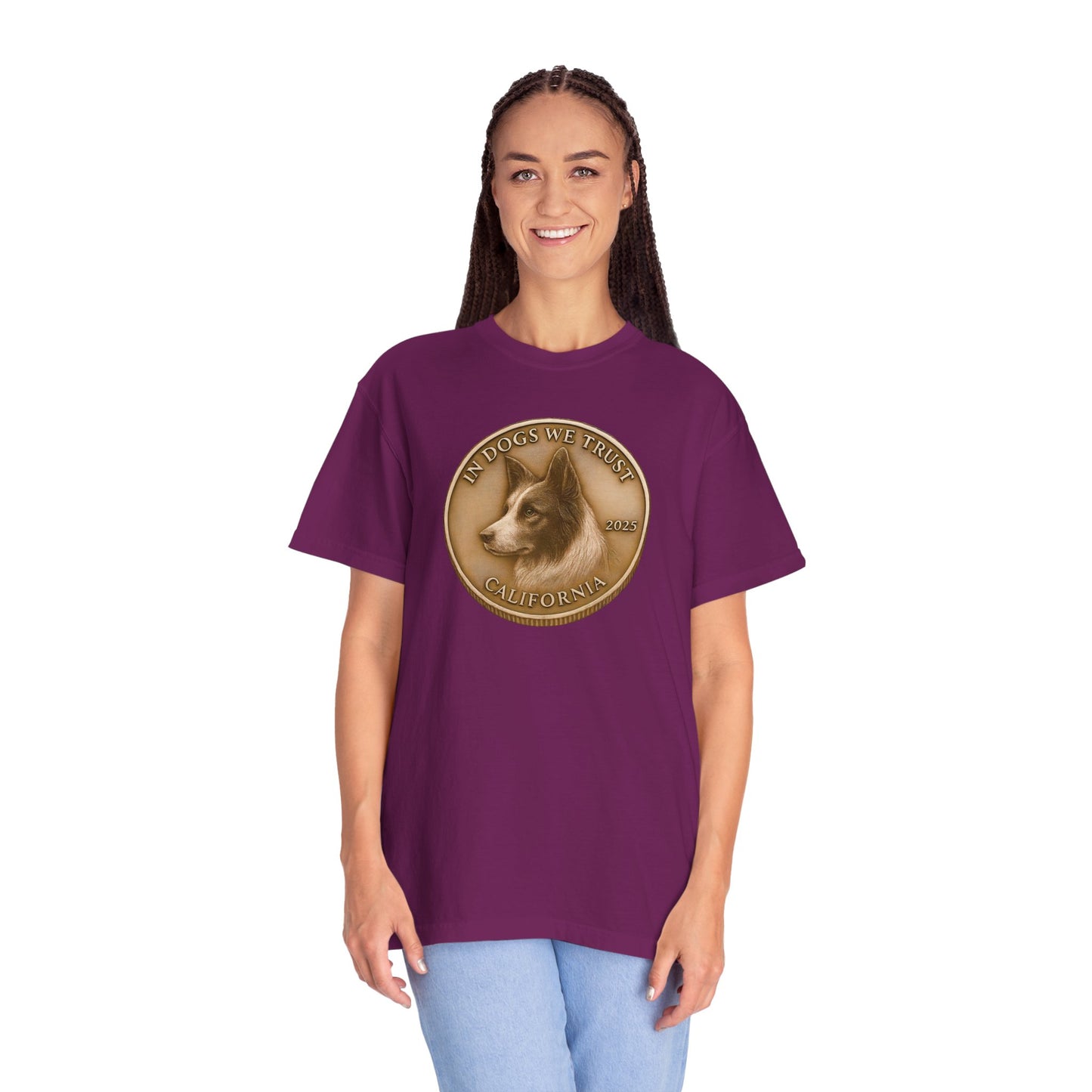 California State Coin T-Shirt Collection - Proud Dog Breed Illustrations