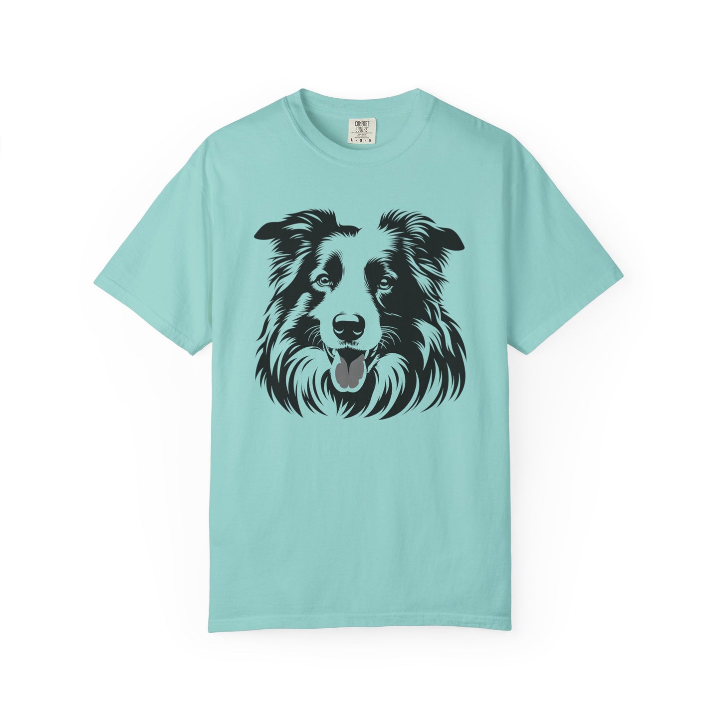 🖤 The Classic Collie – B/W Art Border Collie Tee - Perfect Gift for Dog Lovers