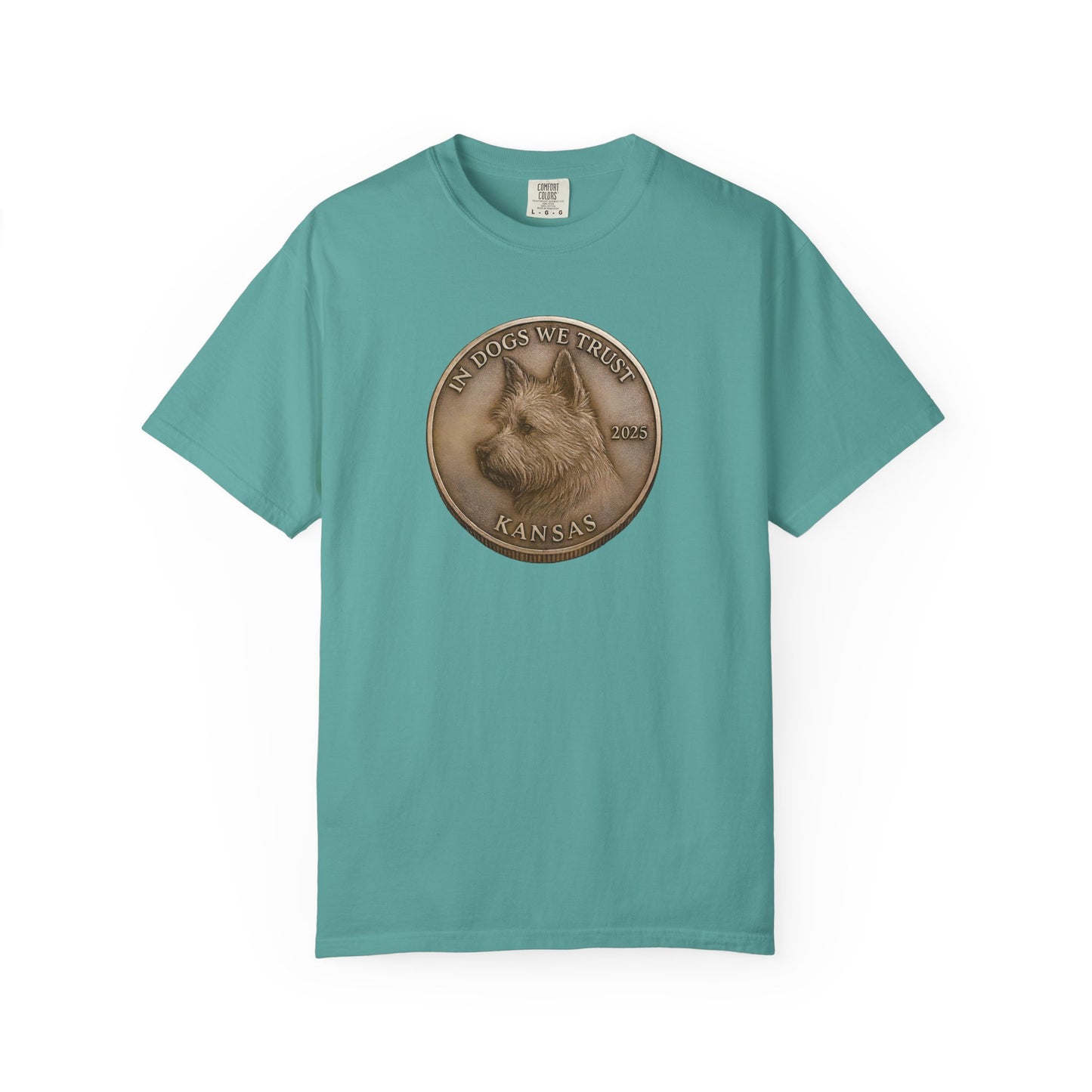Kansas State Coin T-Shirt Collection - Proud Dog Breed Illustrations