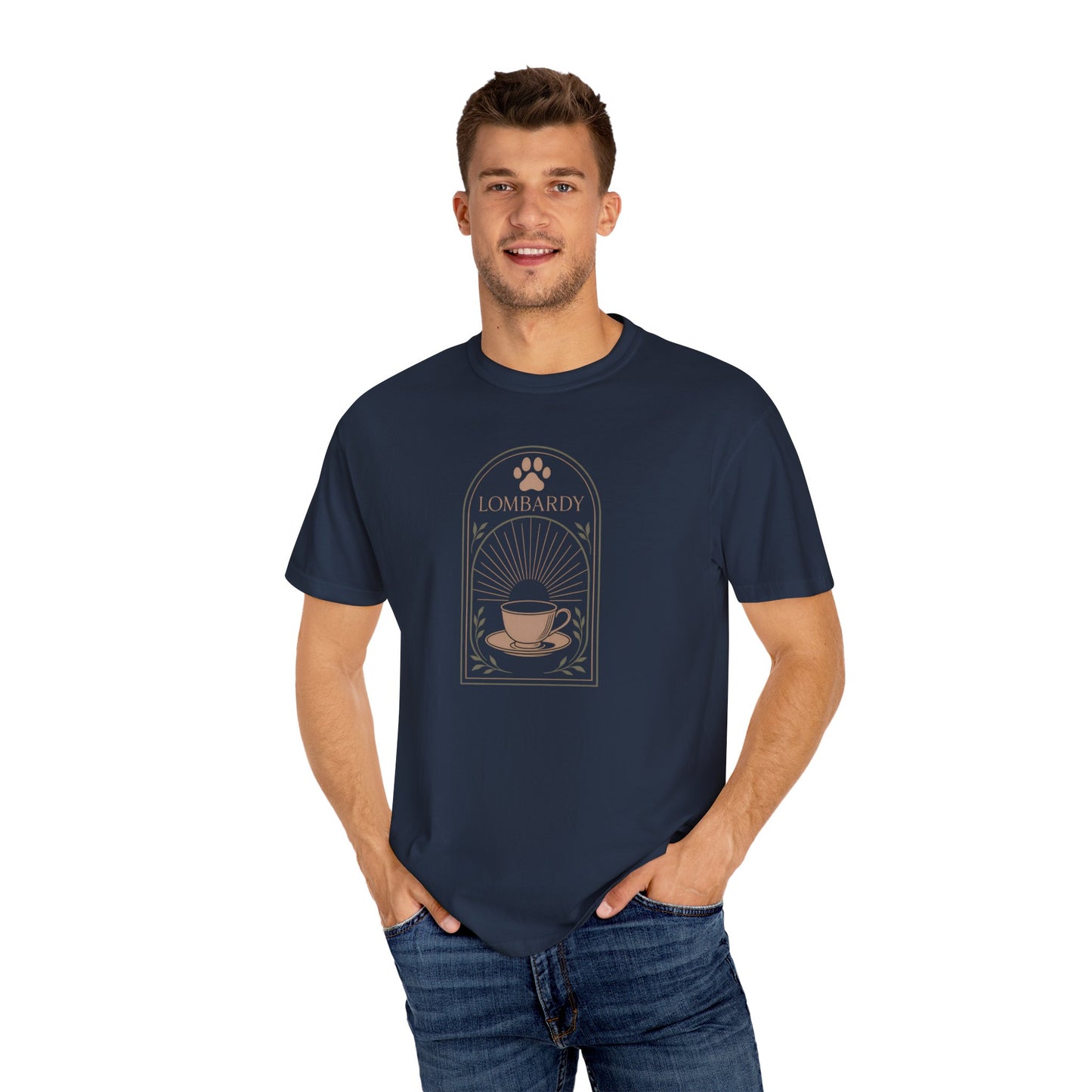 Coffee Lover's Unisex Garment-Dyed T-shirt, Soft Cotton Tee, Perfect Gift for Baristas, Coffee Enthusiasts, Homewear, Casual Style