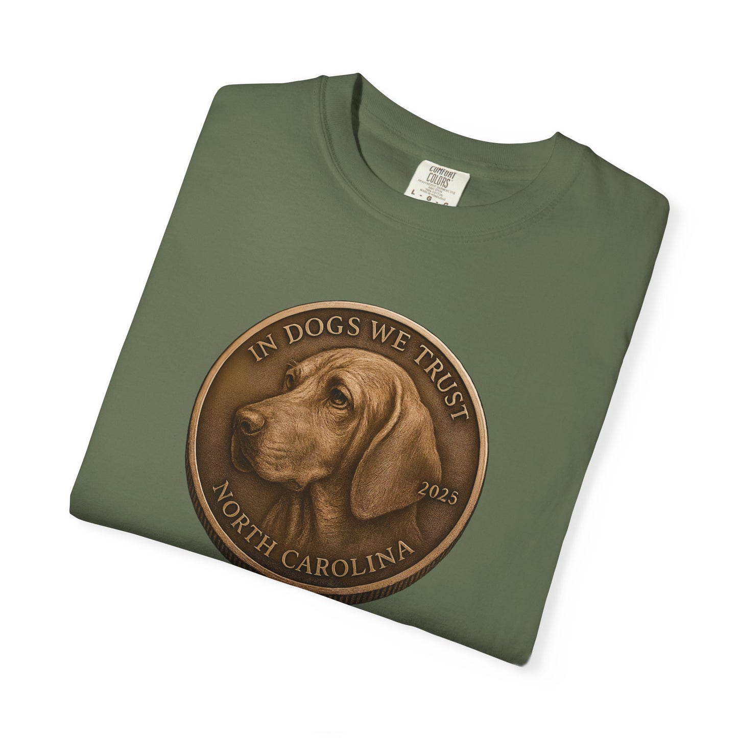 North Carolina State Coin T-Shirt Collection - Proud Dog Breed Illustrations