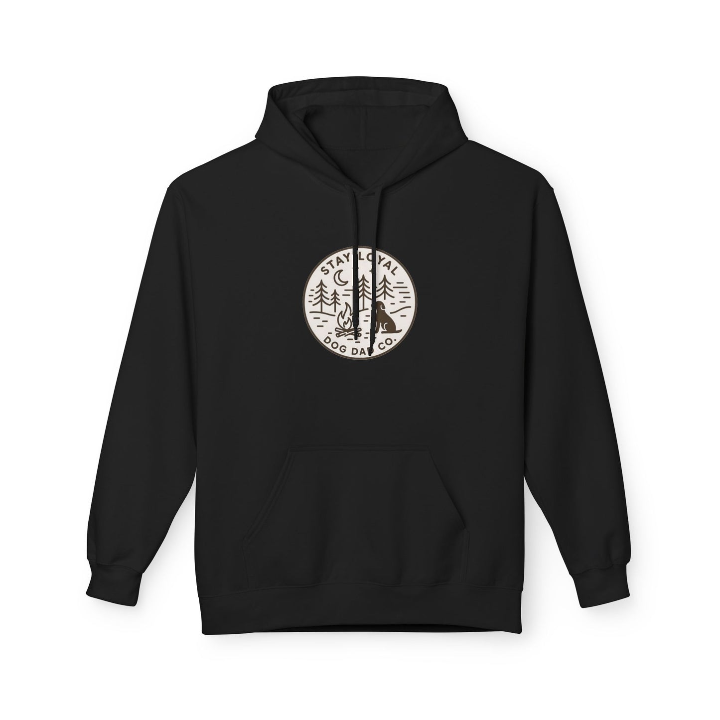 Dog Dad Fleece Hoodie, Unisex Softstyle Hooded Sweatshirt, Perfect Gift for Dog Lovers, Comfortable and Stylish