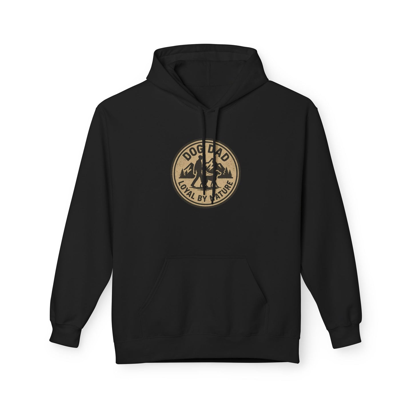 Dog Dad Fleece Hoodie, Unisex Softstyle Hooded Sweatshirt, Perfect Gift for Dog Lovers, Comfortable and Stylish