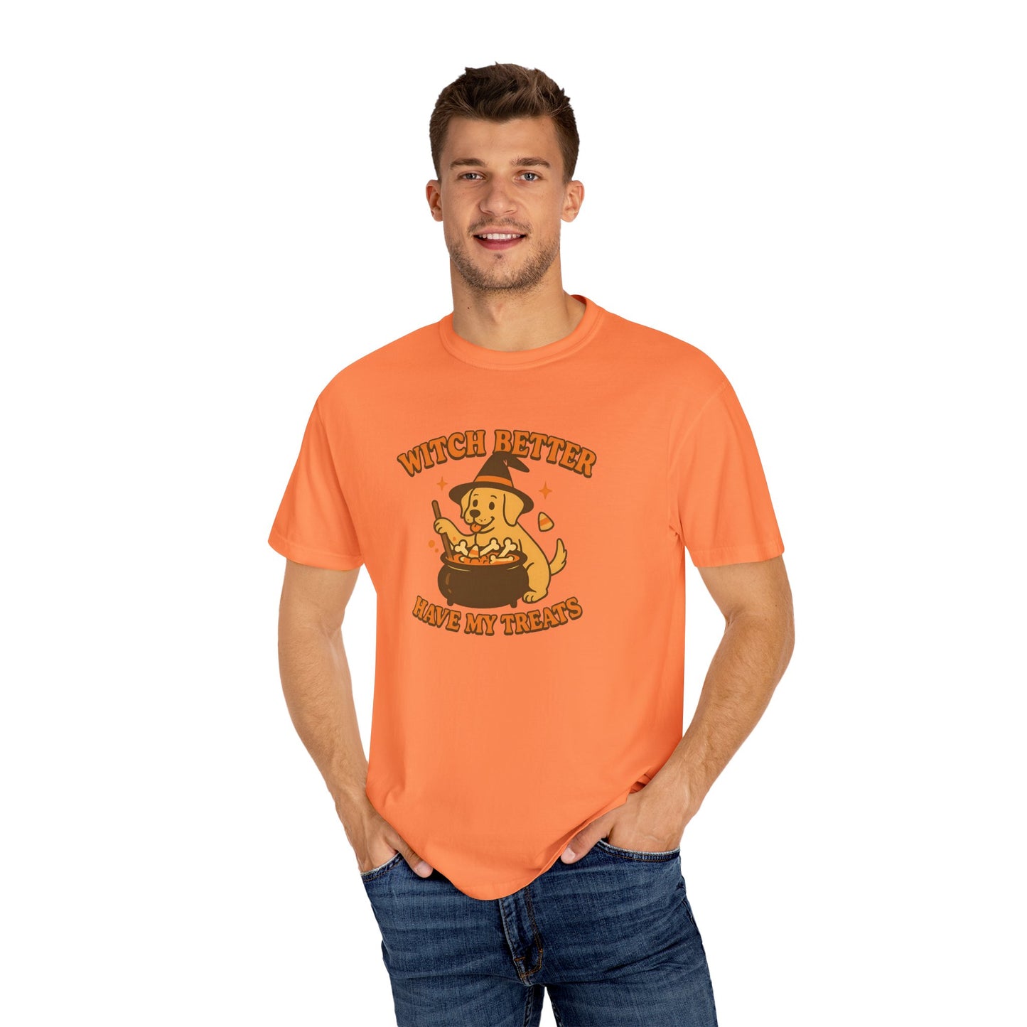Funny Dog Halloween T-Shirt, Witch Better Have My Treats Tee, Unisex Graphic Shirt, Pet Lover Gift, Cute Dog Shirt, Spooky Season Apparel