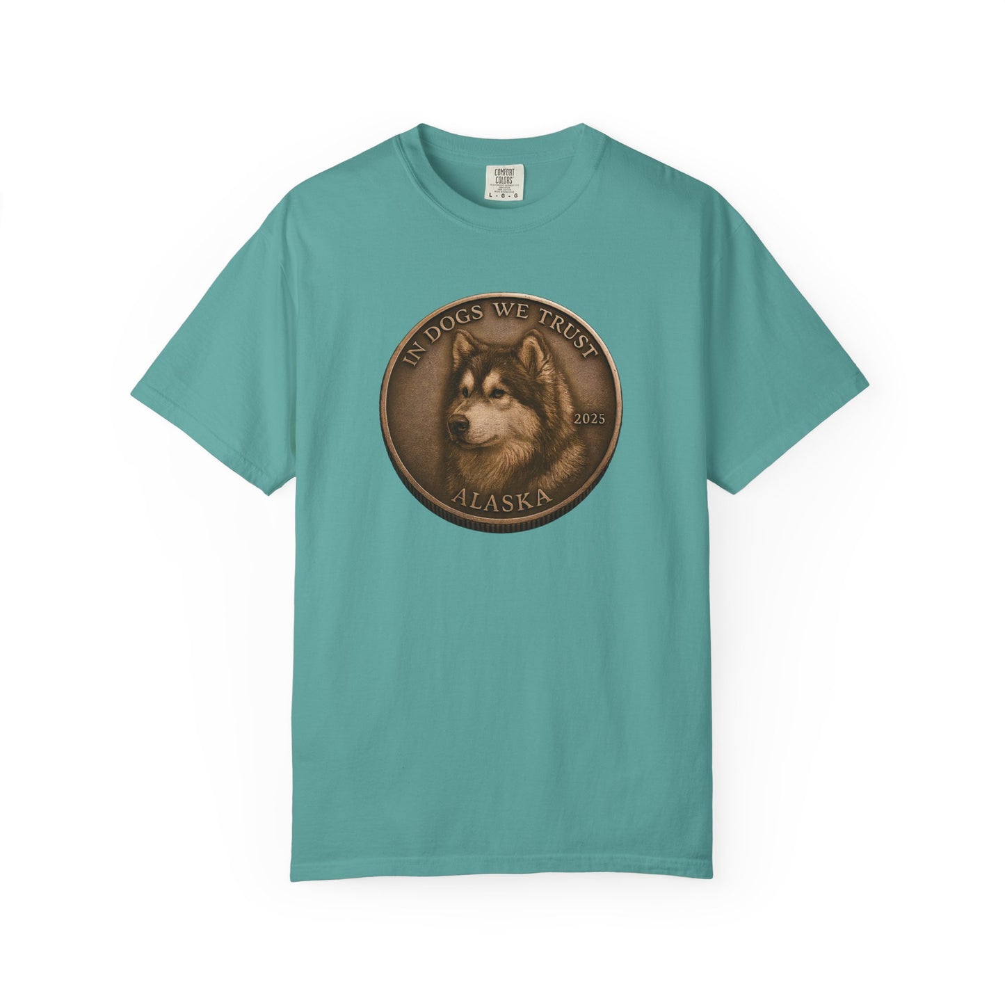 Alaska State Coin T-Shirt Collection - Proud Dog Breed Illustrations