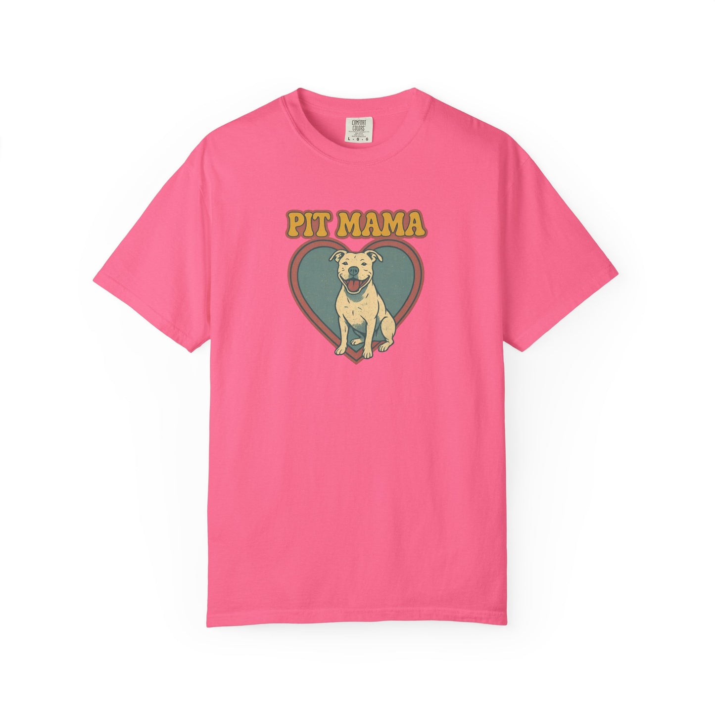 Pit Mama Unisex T-Shirt - Perfect Gift for Dog Lovers, Pet Owners, Animal Rescue Advocates, Dog Mom Apparel