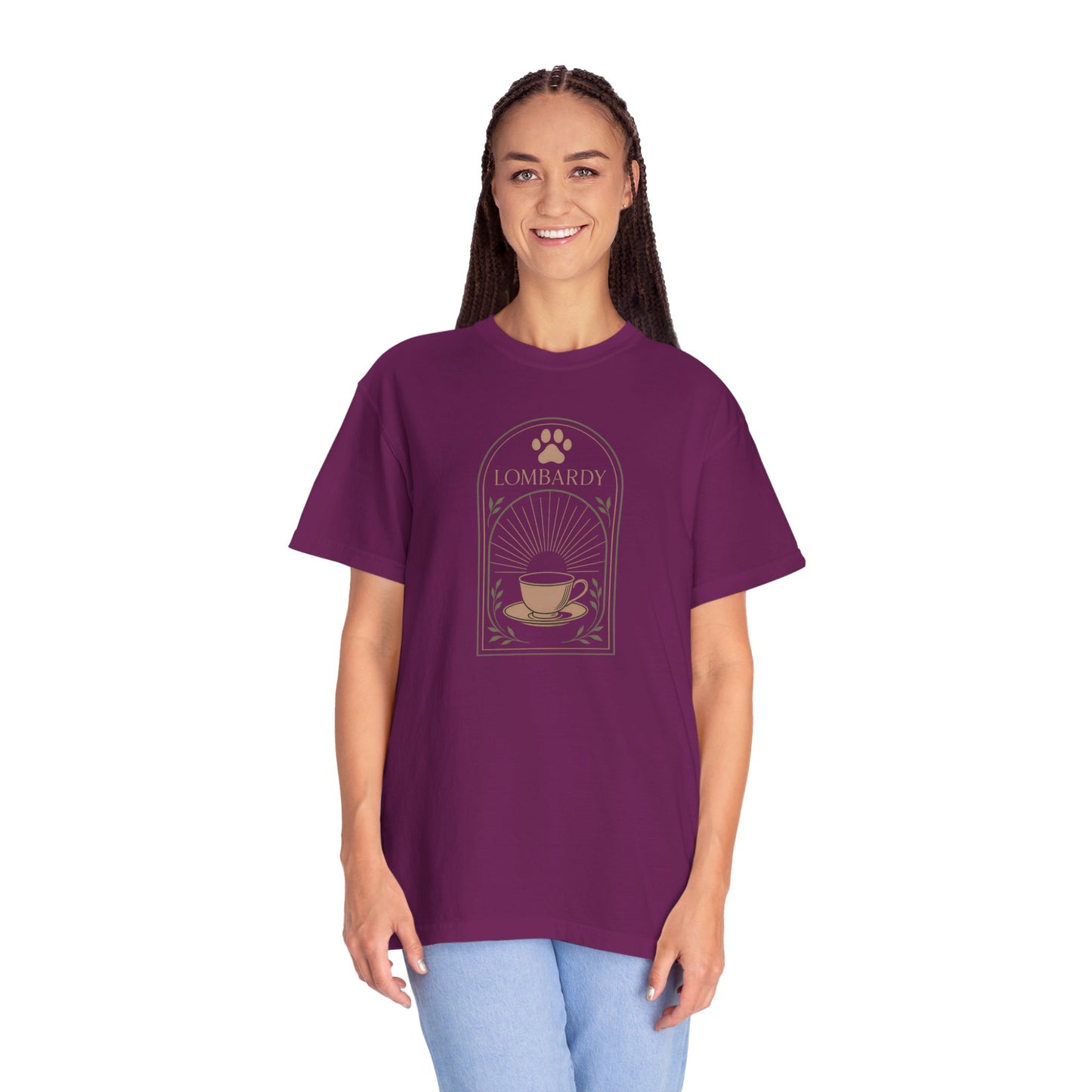Coffee Lover's Unisex Garment-Dyed T-shirt, Soft Cotton Tee, Perfect Gift for Baristas, Coffee Enthusiasts, Homewear, Casual Style