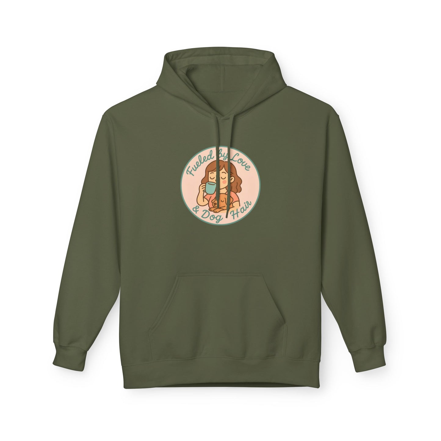 Hoodie for Dog Moms - Unisex Midweight Softstyle Fleece Hoodie