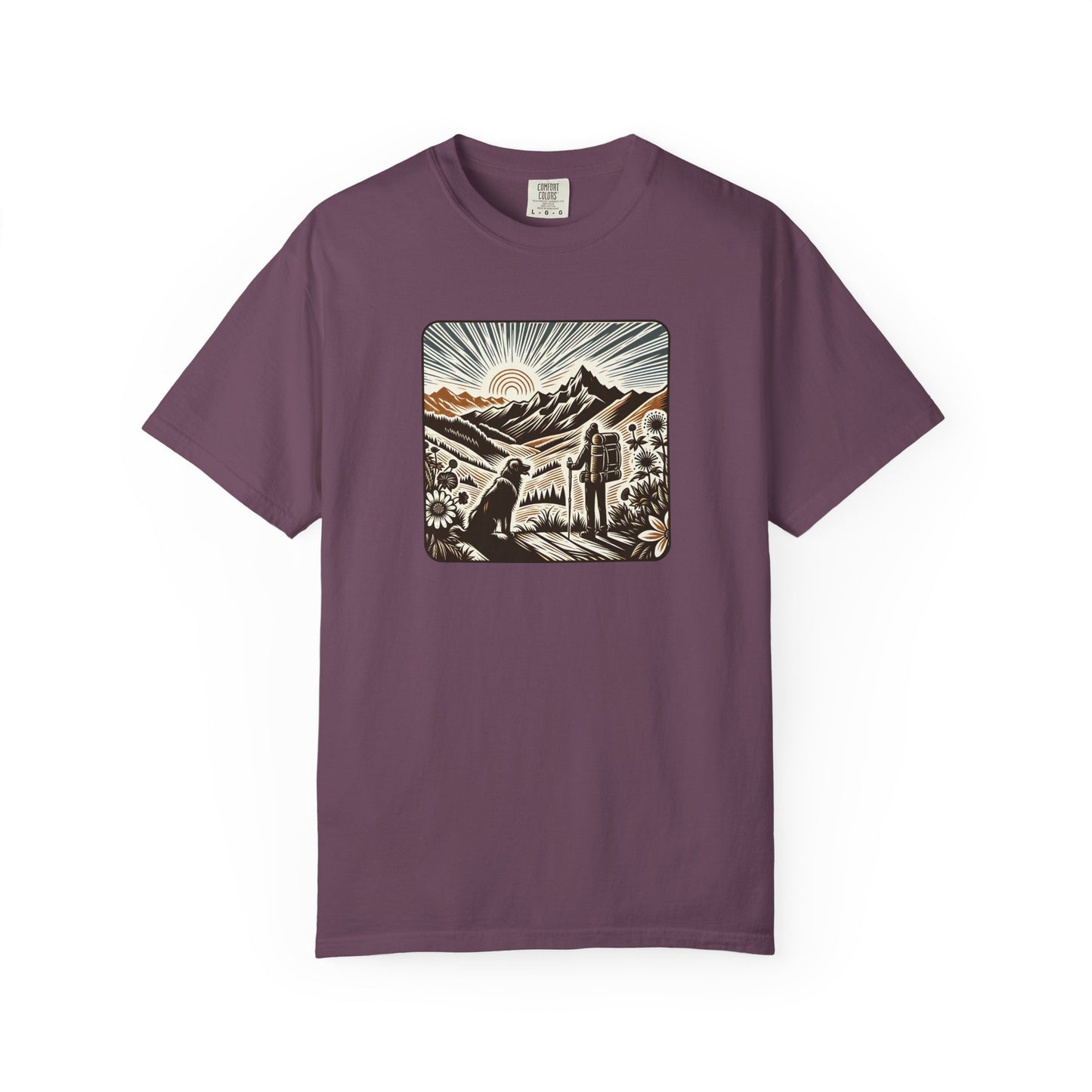 Adventure Awaits Unisex Garment-Dyed T-Shirt