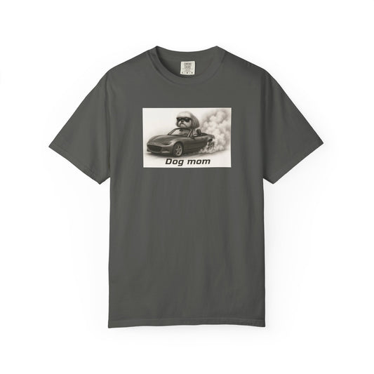 Dog Mom - Shih Tzu - “Cool Dogs in Cool Cars” T-Shirt Collection