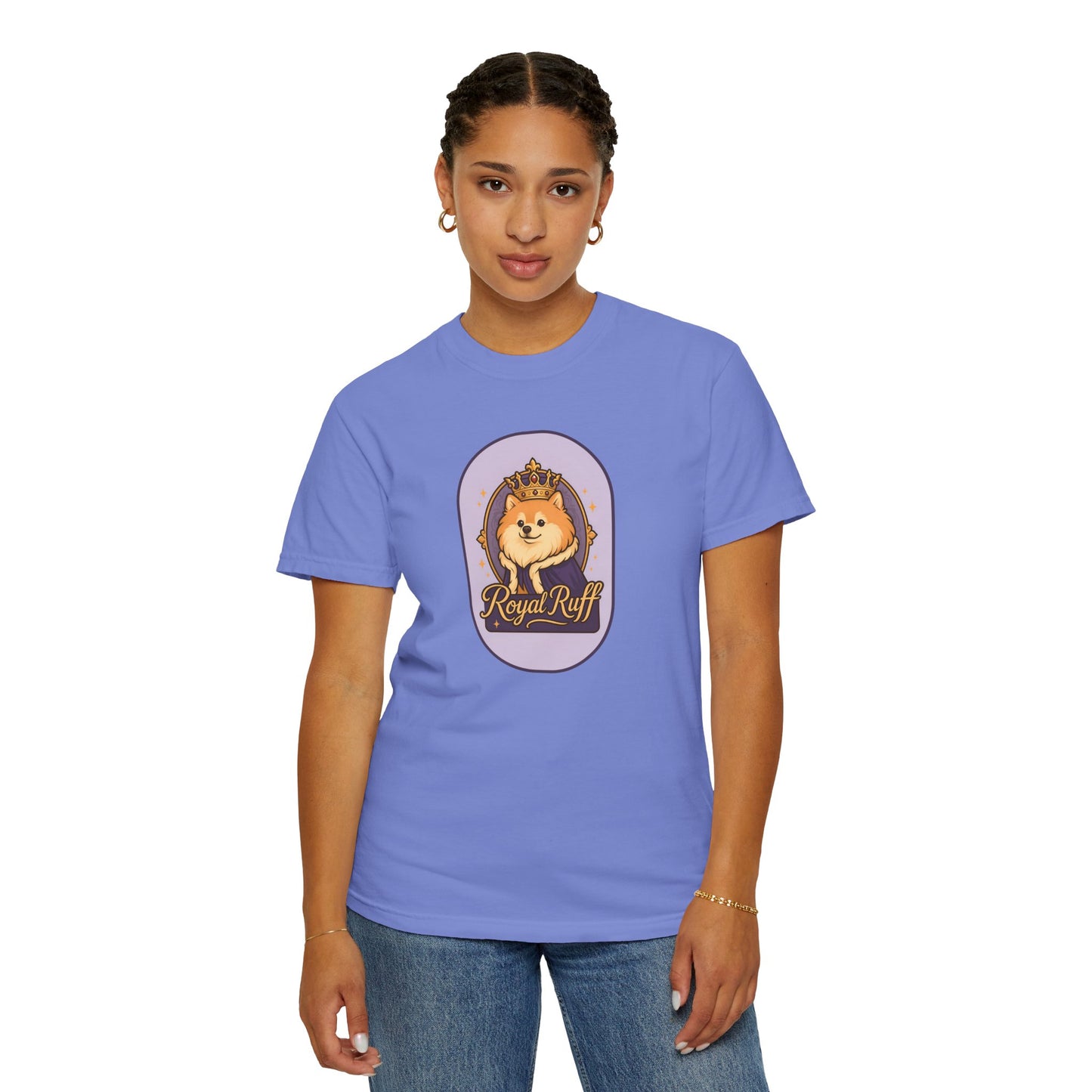 Dog Lover's Royal Ruff T-Shirt - Unisex Funny Pet Tee, Gift for Dog Parents, Cute Animal Shirt, Pet Memorial, Birthday Gift