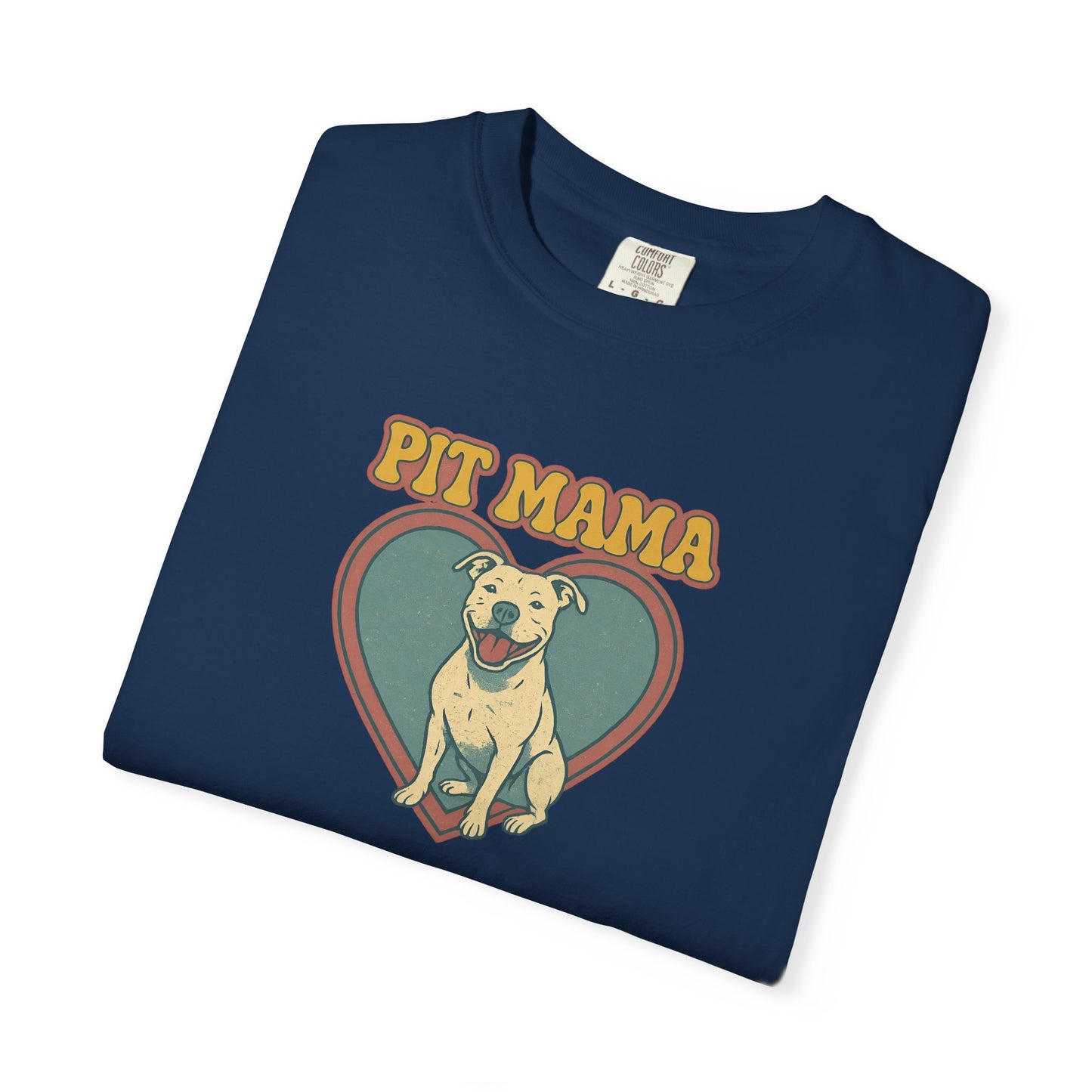 Pit Mama Unisex T-Shirt - Perfect Gift for Dog Lovers, Pet Owners, Animal Rescue Advocates, Dog Mom Apparel
