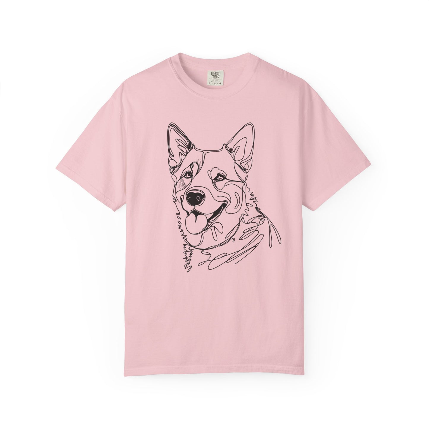 Blue Heeler Line Art Tee