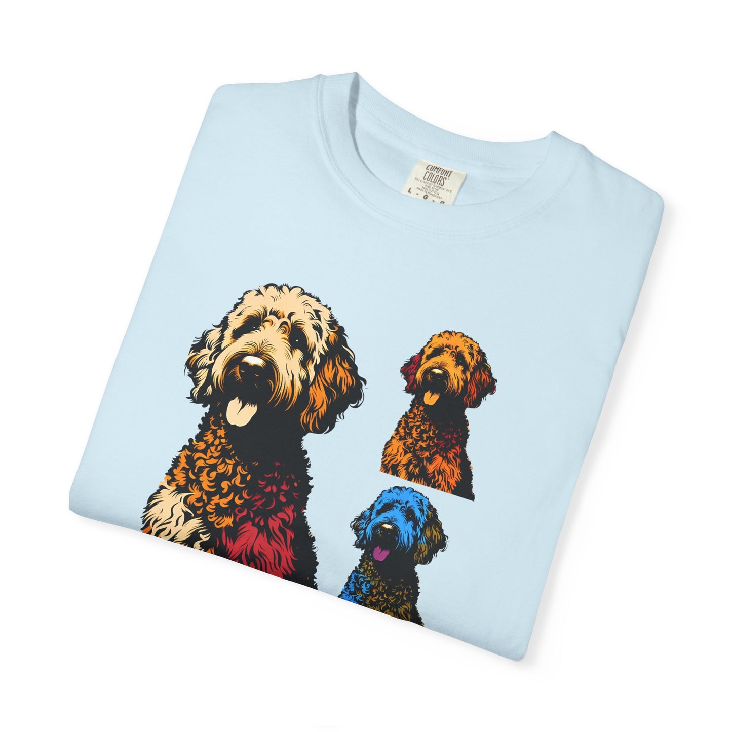 Labradoodle Love Tee – Color Splash Edition