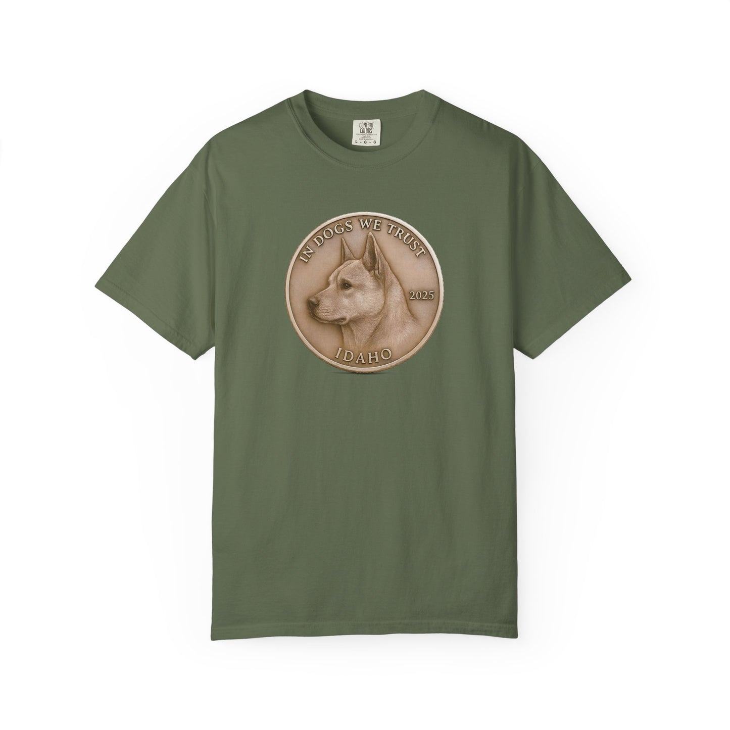 Idaho State Coin T-Shirt Collection - Proud Dog Breed Illustrations