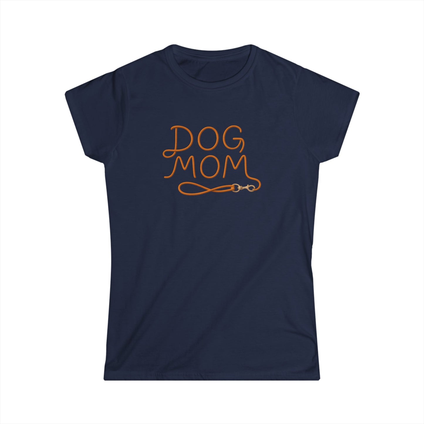 Dog Mom Softstyle Tee, Cute Dog Lover Shirt