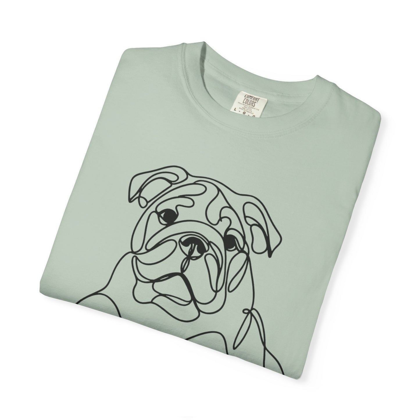 Bulldog Line Art Unisex T-Shirt - Perfect for Dog Lovers & Casual Days