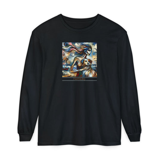 Harmony Long Sleeve T-Shirt - Art-Inspired Casual Wear