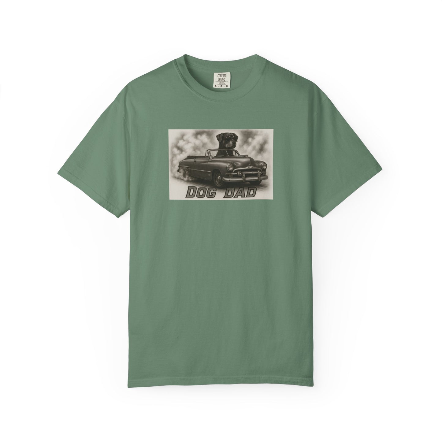 Dog Dad - Rottweiler - Cool Dogs in Cool Cars T-Shirt Collection