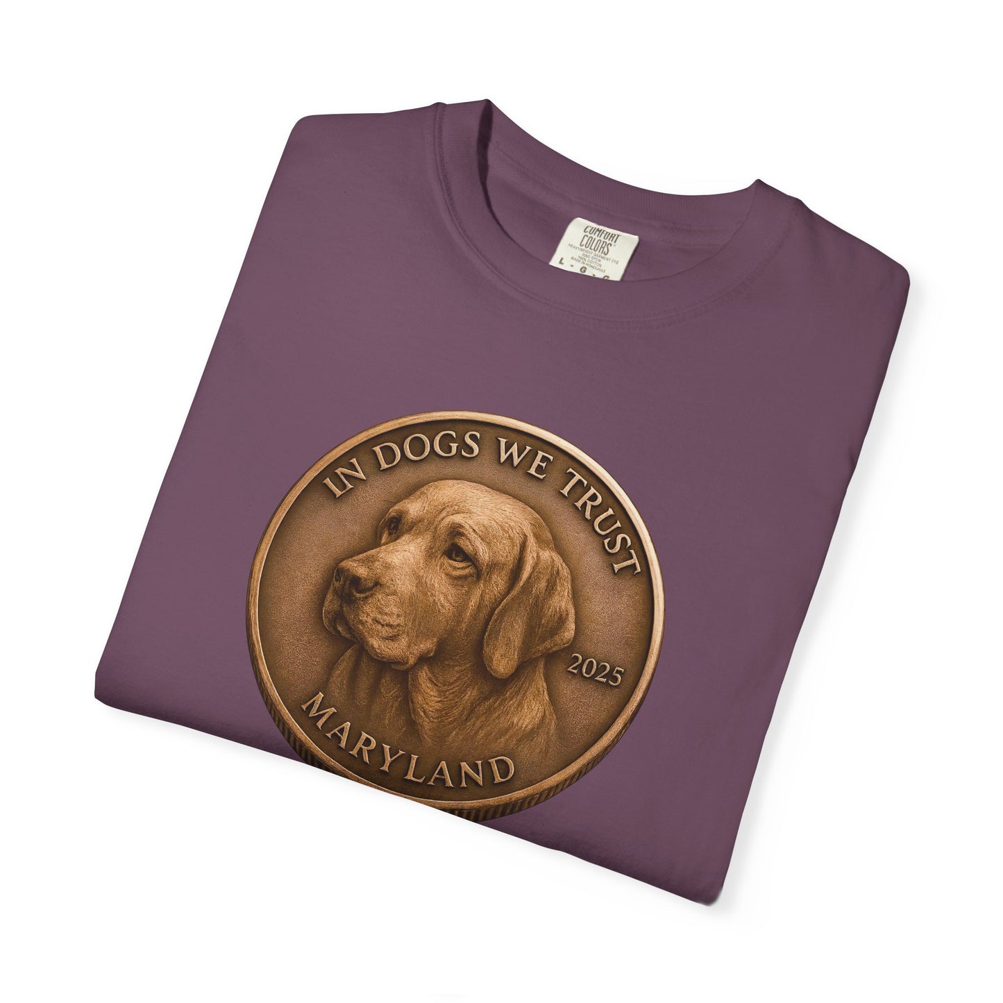 Maryland State Coin T-Shirt Collection - Proud Dog Breed Illustrations
