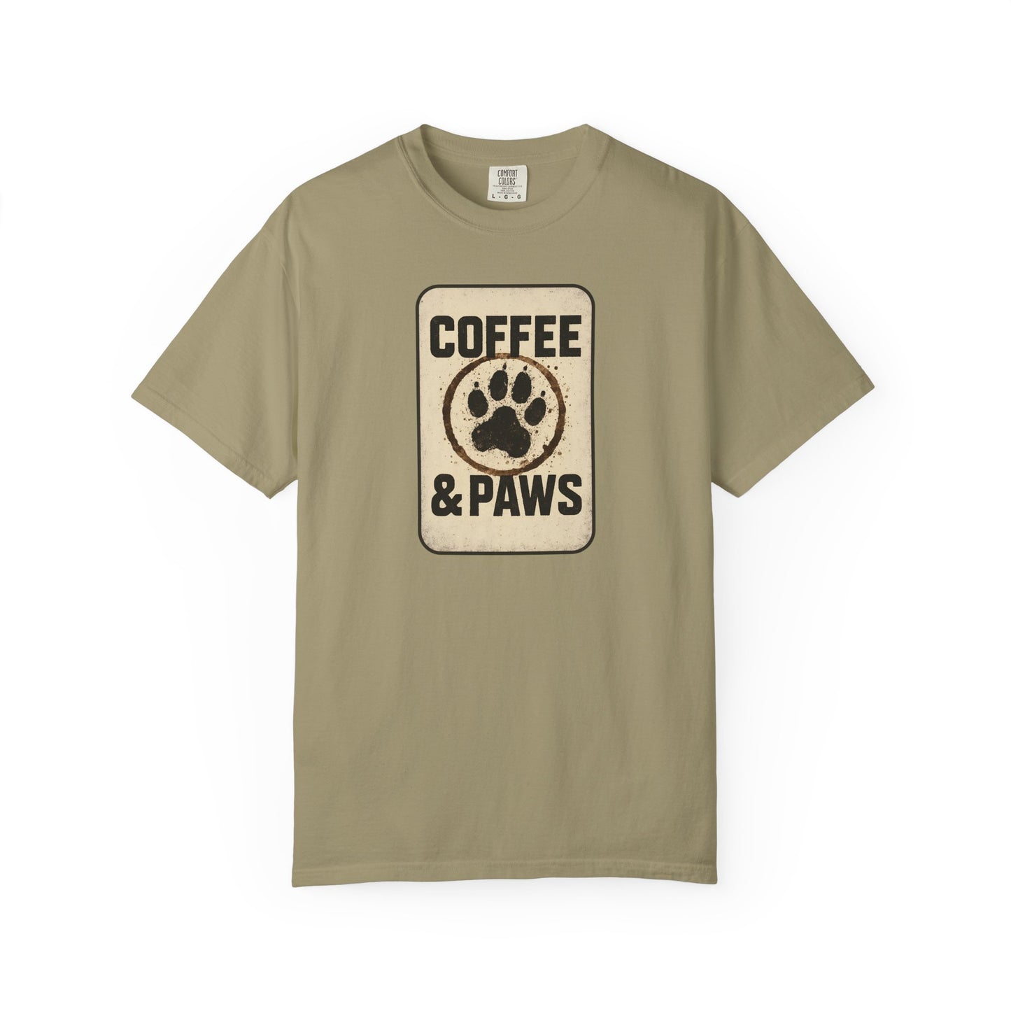 Coffee & Paws Dog Lover T-shirt