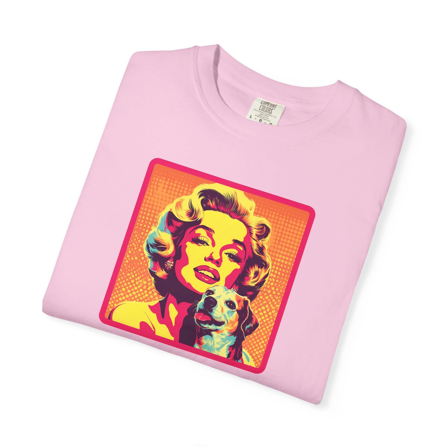 Vintage Dog Mom T-shirt - Unisex Garment-Dyed Tee for Dog Lovers