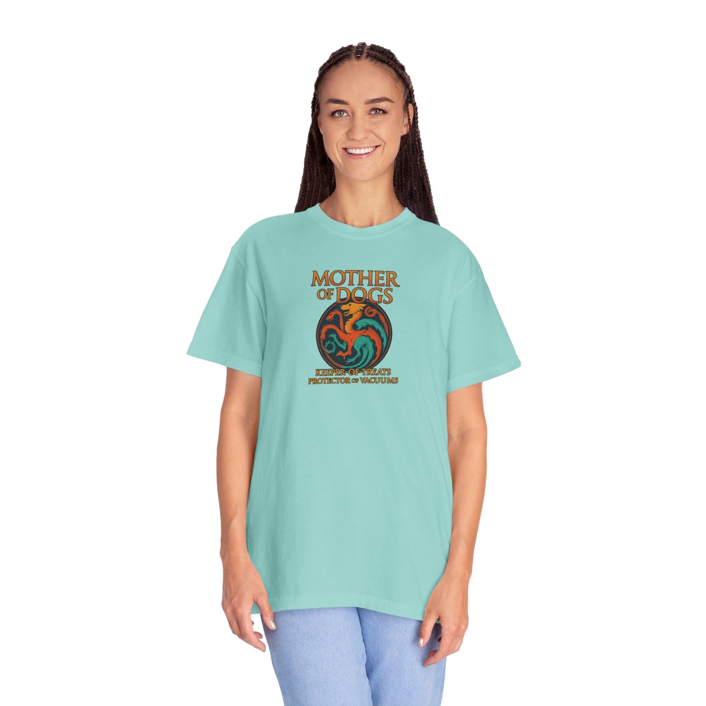 Mother of Dogs T-shirt, Pet Lover Gift, Funny Dog Mom Shirt, Casual Everyday Tee, Birthday Gift for Dog Lovers