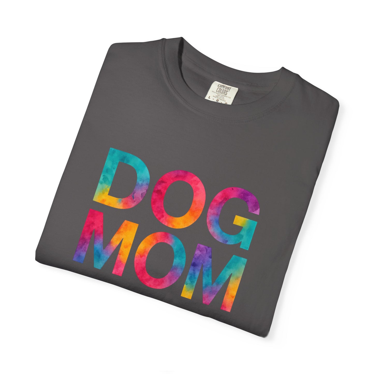 Colorful Dog Mom T-Shirt, Cute Pet Lover Tee, Perfect Gift for Dog Owners, Casual Wear, Animal Lovers Apparel