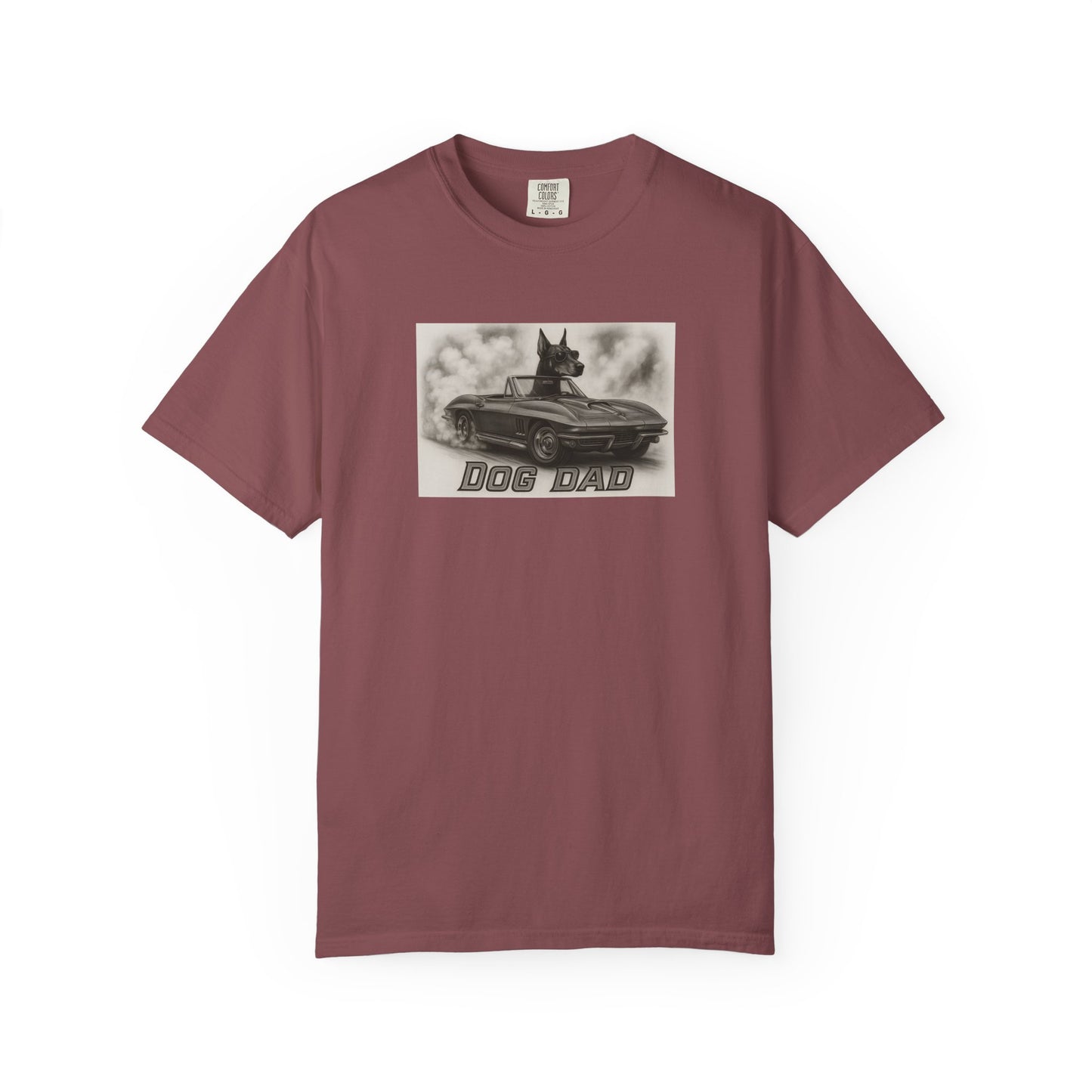 Dog Dad - Doberman - Cool Dogs in Cool Cars T-Shirt Collection