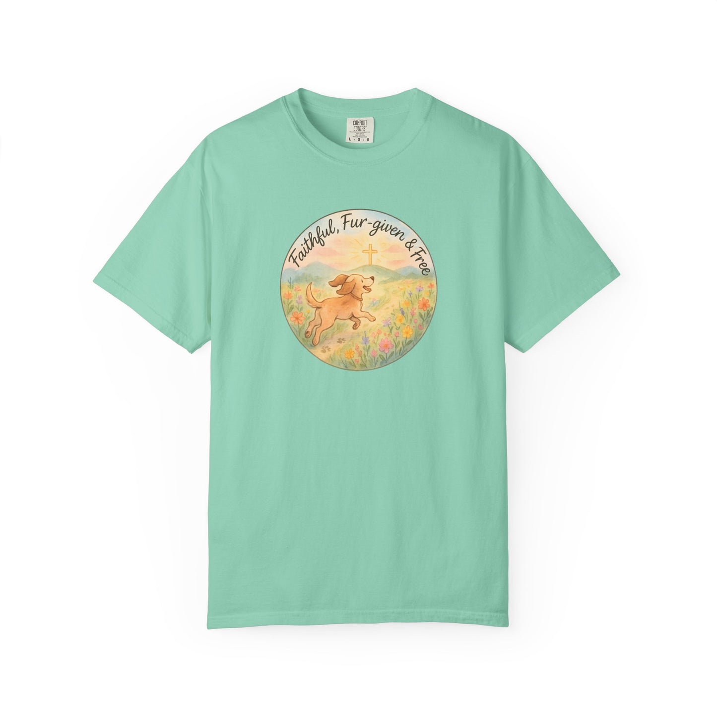 Faithful Dog Lover T-Shirt, Garment-Dyed Tee, Perfect Gift for Dog Owners, Pet Lovers, Animal Rescue Advocates, Casual Wear