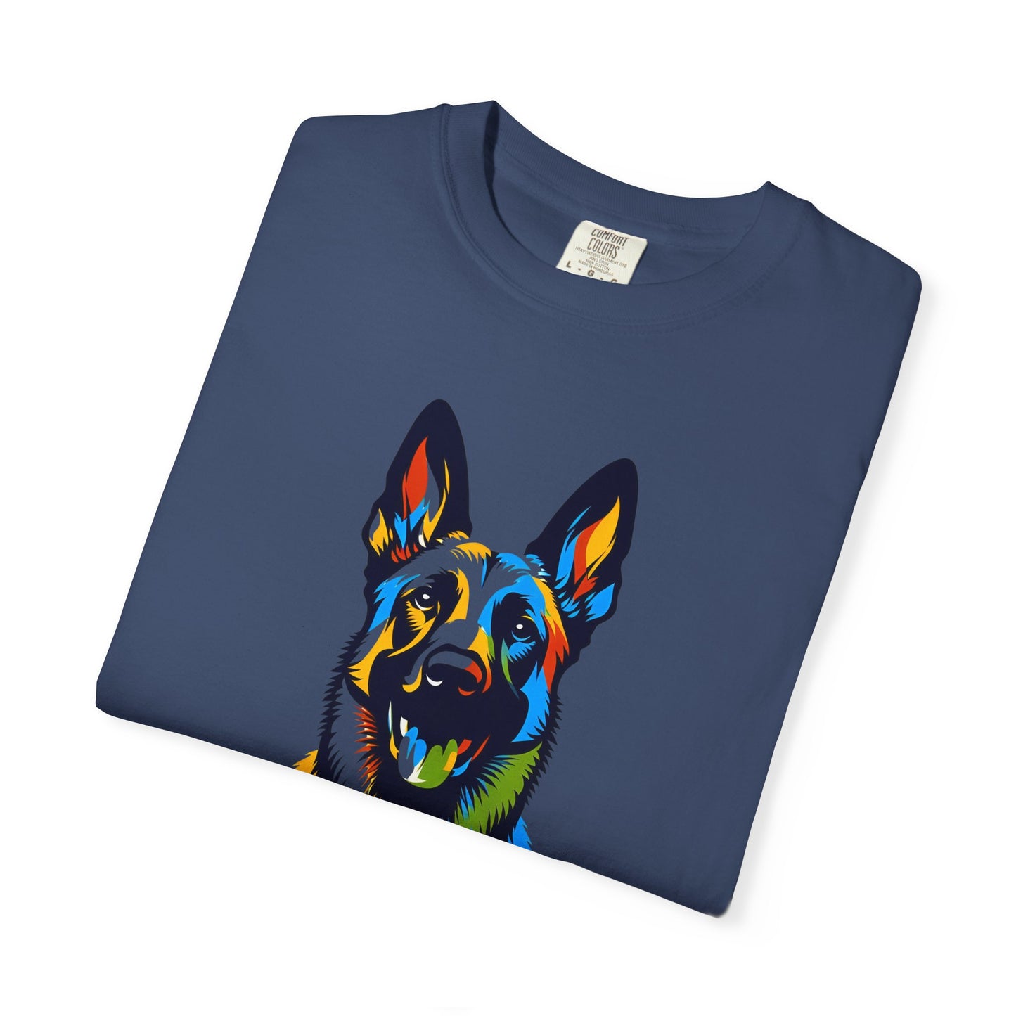 Colorful Belgium Malinois Art Unisex T-Shirt - Perfect for Pet Lovers