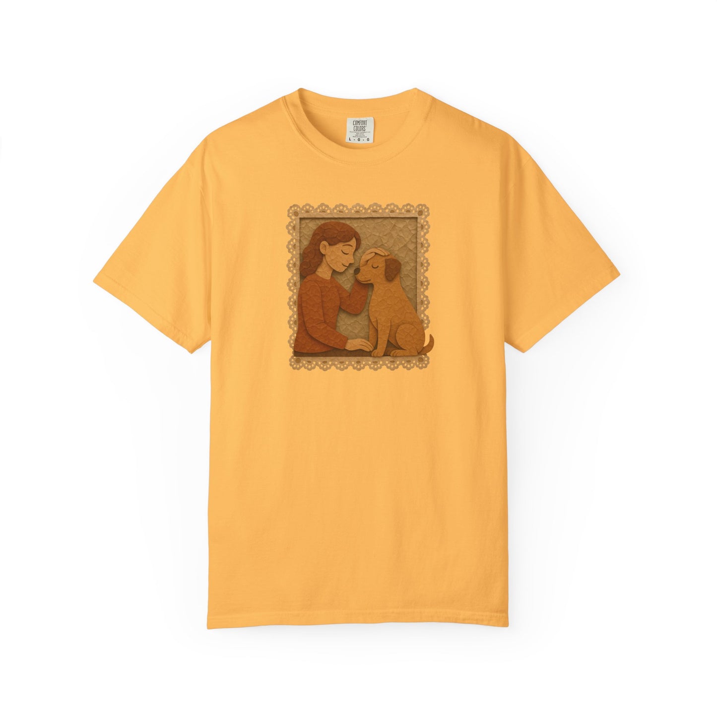 Dog Mom T-shirt - Unisex Garment-Dyed Tee for Dog Lovers