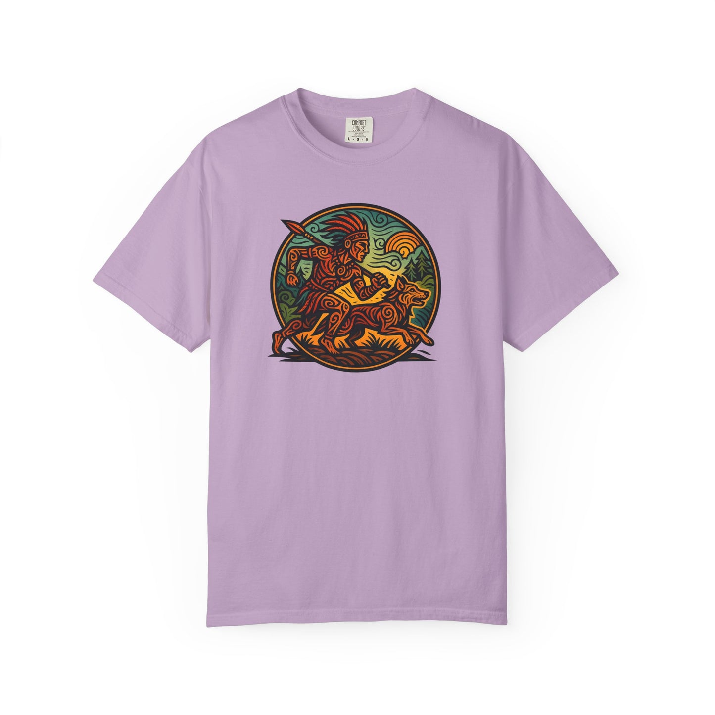 Vintage-Inspired Garment-Dyed T-Shirt, Artistic Tee for Nature Lovers, Perfect Gift for Birthdays, Casual Outings, Eco-Friendly Fashion