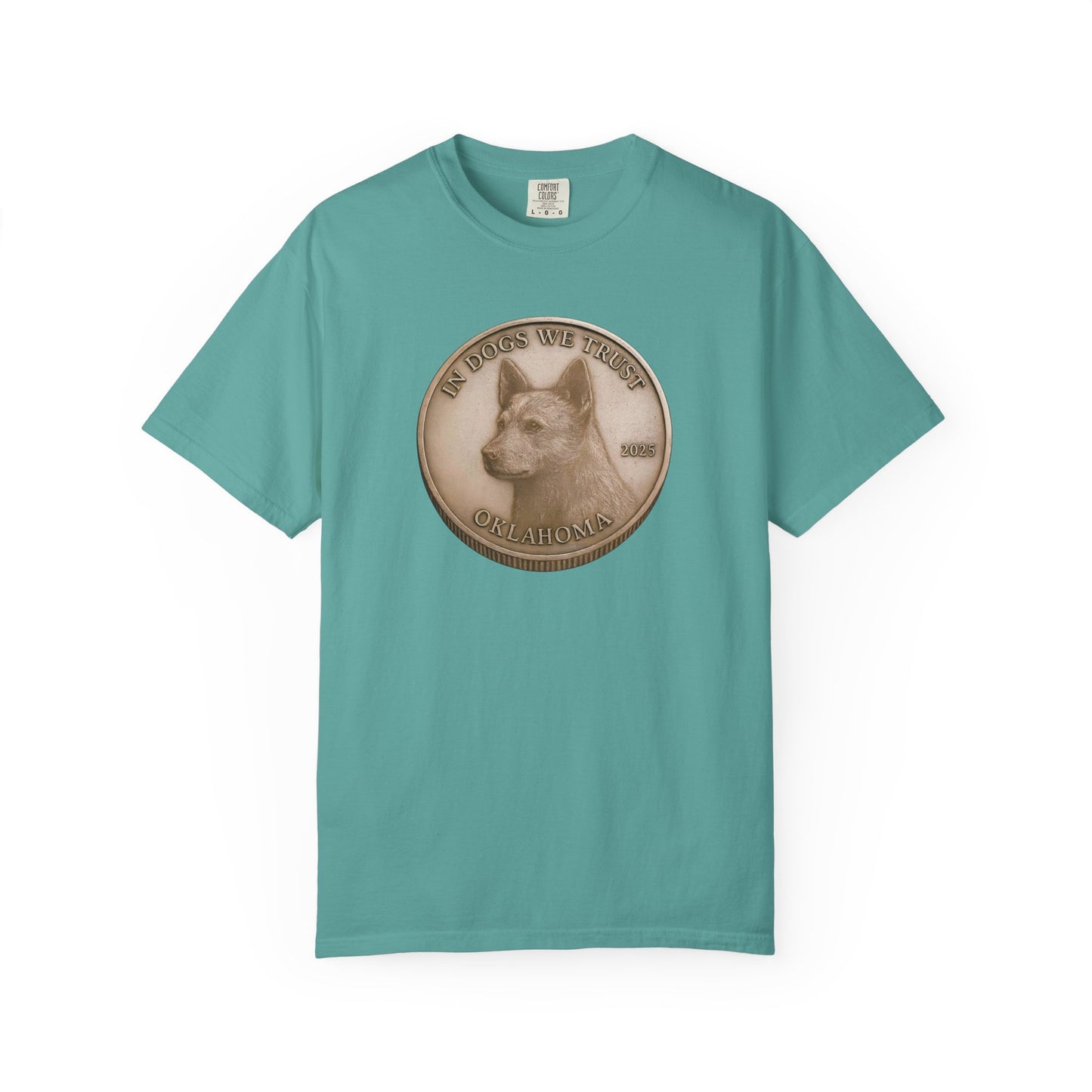 Oklahoma State Coin T-Shirt Collection - Proud Dog Breed Illustrations