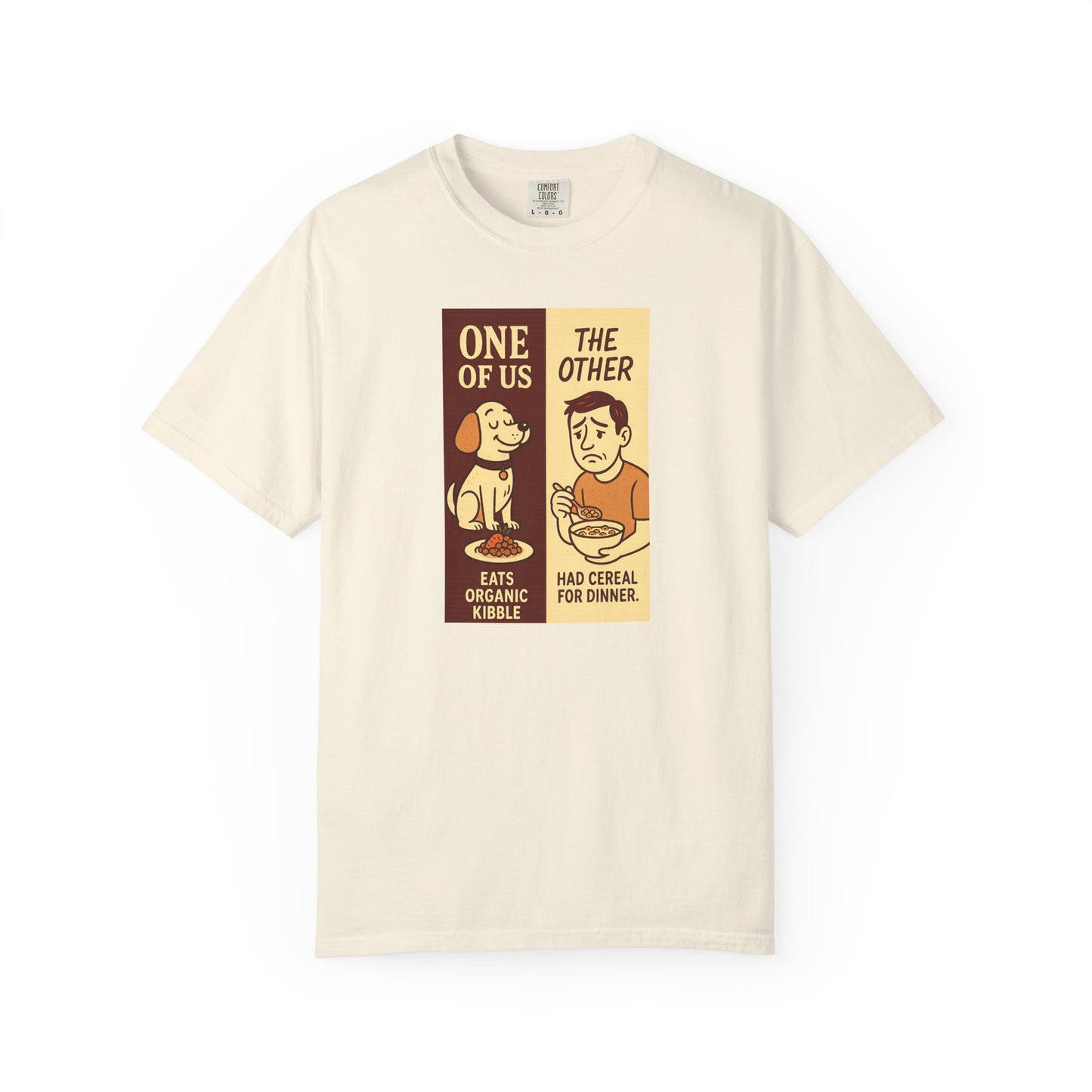Organic Kibble T-Shirt, Funny Pet Lover Tee