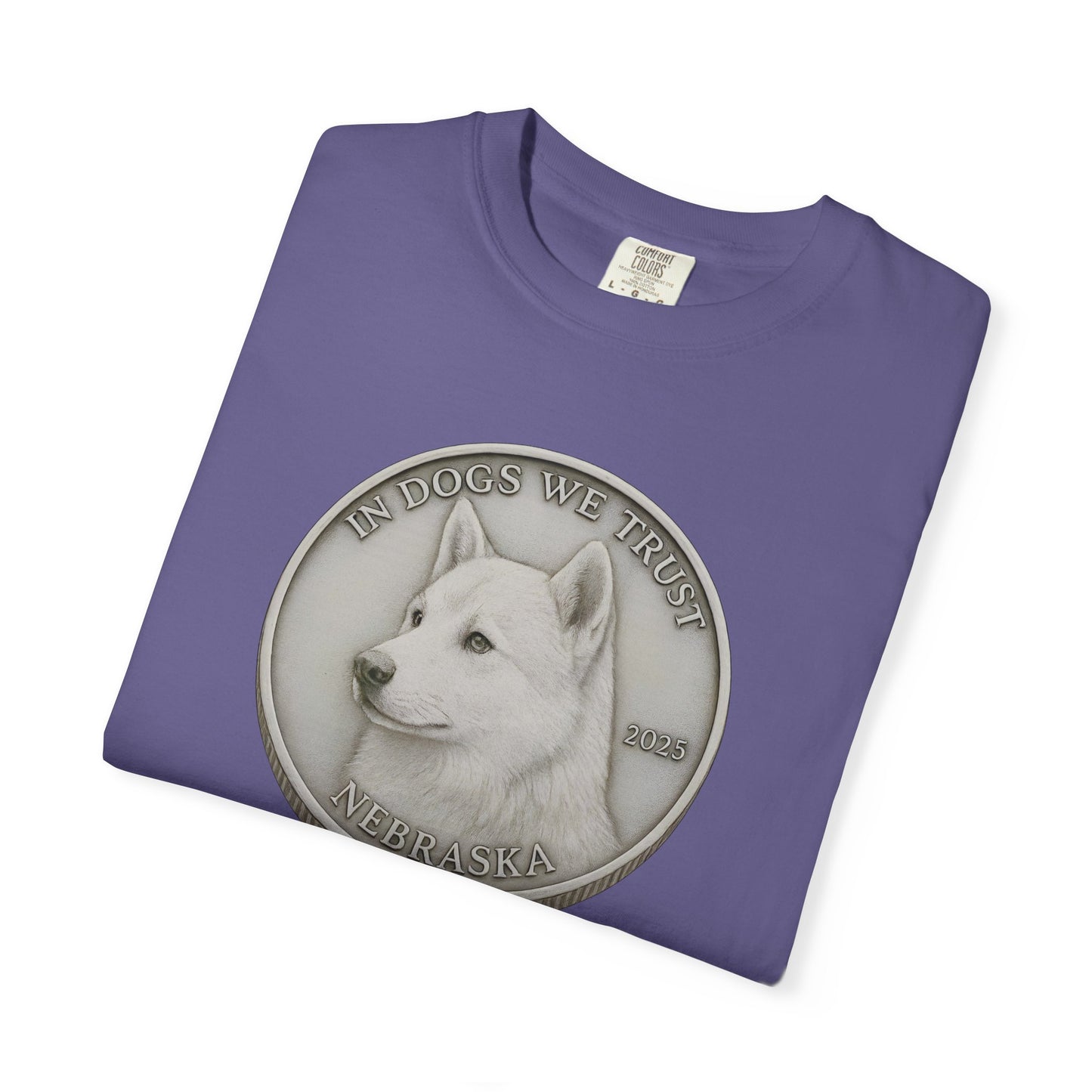 Nebraska State Coin T-Shirt Collection - Proud Dog Breed Illustrations