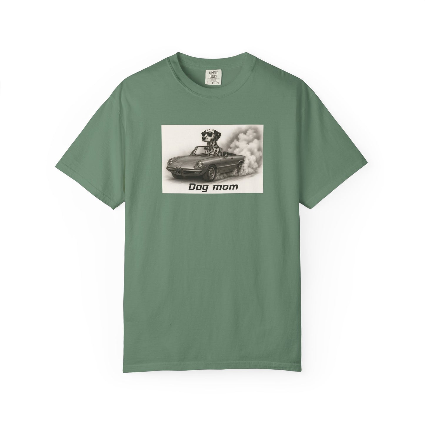 Dog Mom - Dalmatian - “Cool Dogs in Cool Cars” T-Shirt Collection