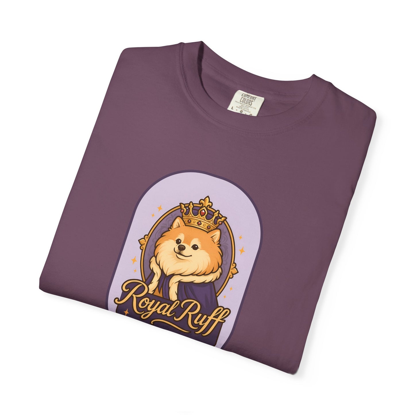 Dog Lover's Royal Ruff T-Shirt - Unisex Funny Pet Tee, Gift for Dog Parents, Cute Animal Shirt, Pet Memorial, Birthday Gift