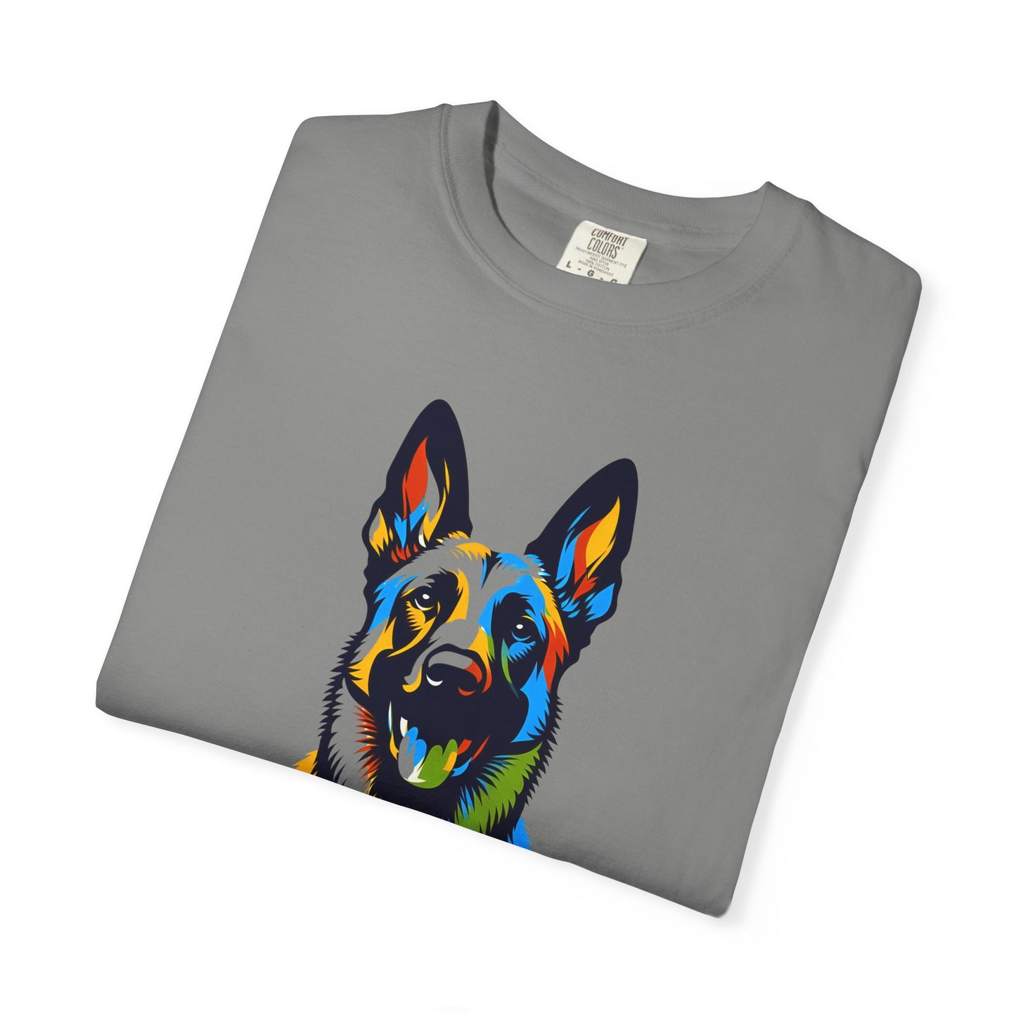 Colorful Belgium Malinois Art Unisex T-Shirt - Perfect for Pet Lovers