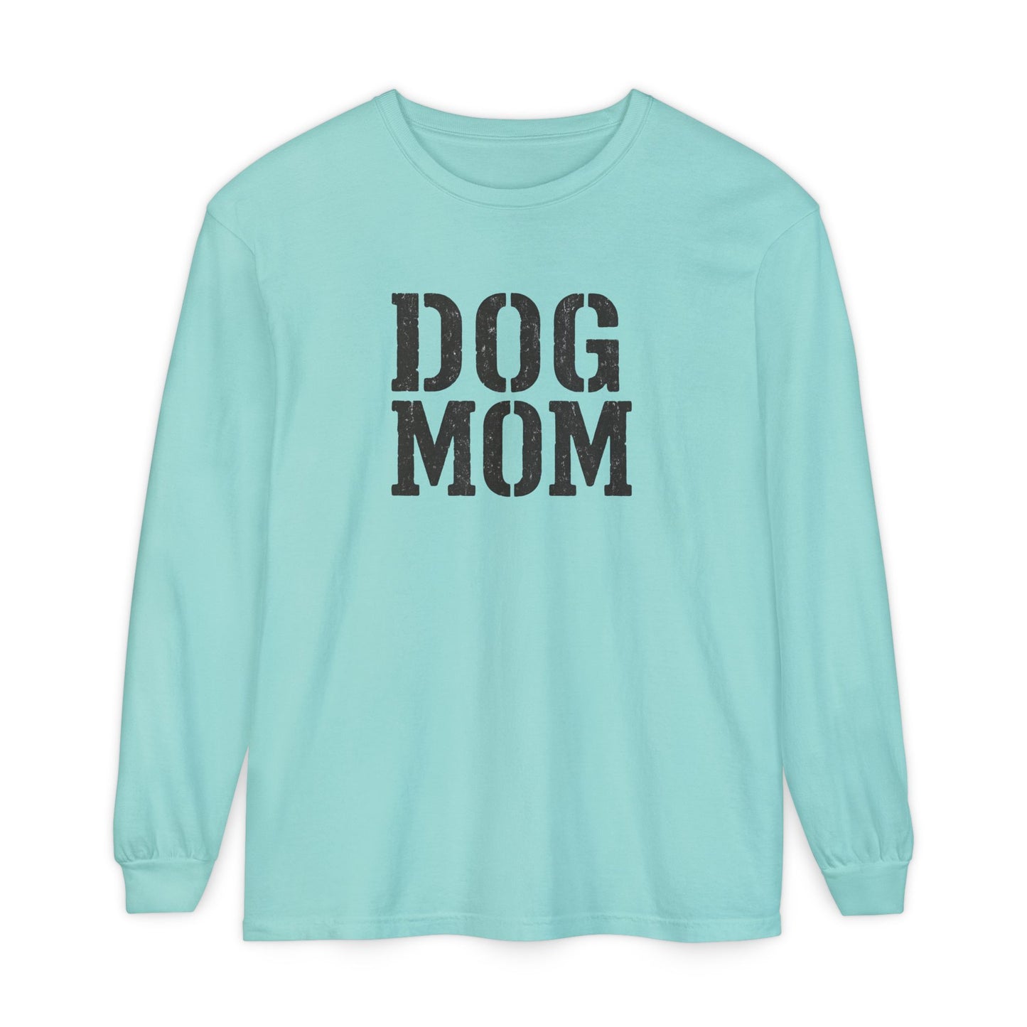 Dog Mom Long Sleeve T-Shirt | Gift for Dog Lovers, Casual Wear, Pet Owner Apparel, Perfect for Birthdays, Mother’s Day
