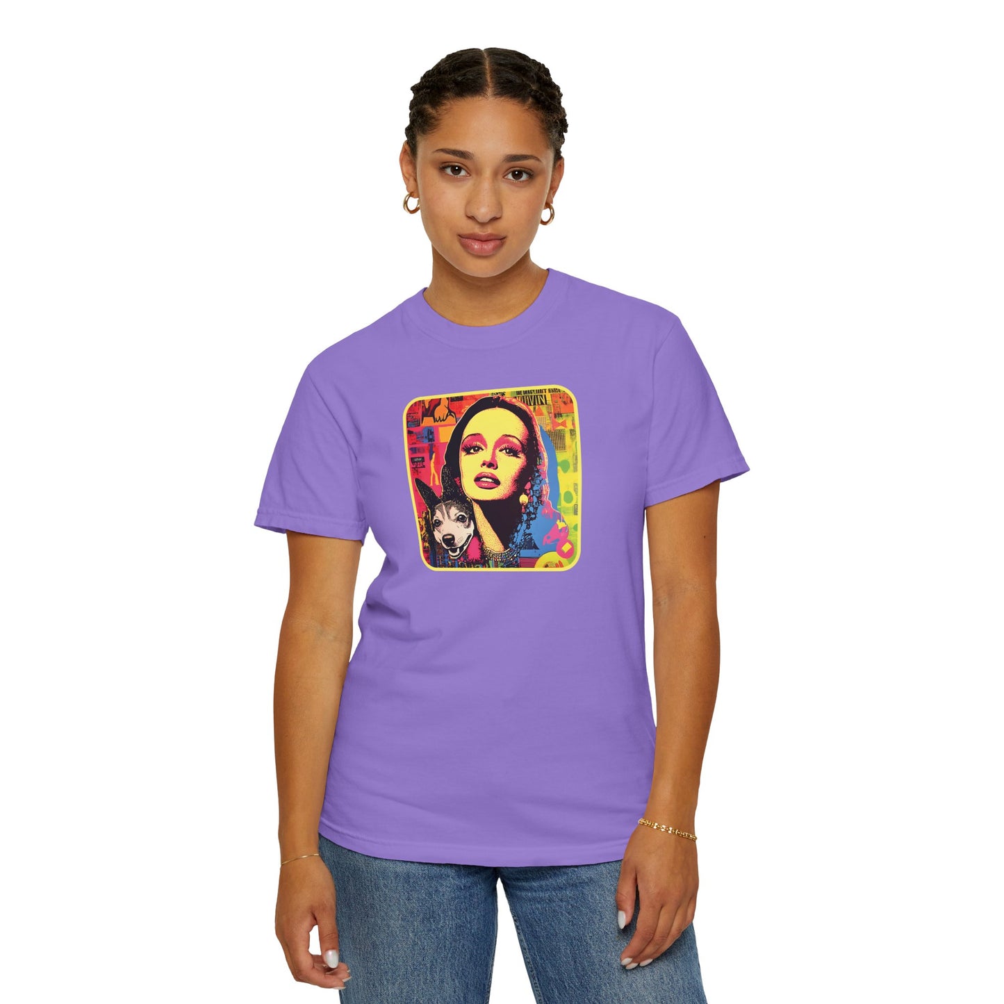 Pop Art Mom and Dog T-Shirt